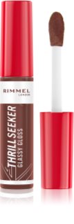 Rimmel Thrill Seeker Glassy Gloss dúsító ajakfény árnyalat 800 Chocolate Glaze 10 ml