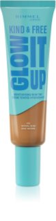 Rimmel Kind & Free Glow It Up fond de teint léger hydratant teinte 400 Natural Beige 30 ml