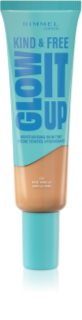 Rimmel Kind & Free Glow It Up fond de teint léger hydratant teinte 150 Rose Vanilla 30 ml