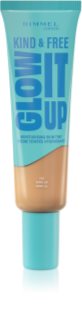 Rimmel Kind & Free Glow It Up fond de teint léger hydratant teinte 160 Vanilla 30 ml
