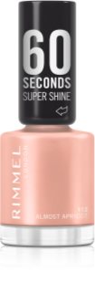 Rimmel 60 Seconds Super Shine verniz tom 112 Almost Apricot 8 ml