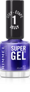 Rimmel Super Gel gel lak za nohte brez uporabe UV/LED lučke odtenek 017 Lacquer Jellyfish 12 ml