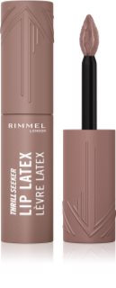 Rimmel Thrill Seeker Lip Latex flüssiger Lippenstift Farbton 500 Cappuccino Light 6 ml