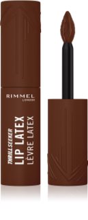 Rimmel Thrill Seeker Lip Latex flüssiger Lippenstift Farbton 600 Cappuccino Deep 6 ml