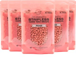 RIO Hard Wax Beads Rose perełki wosku do depilacji