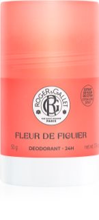 Roger & Gallet Fleur de Figuier desodorante en barra sin sales de aluminio con protección 24 horas para mujer 50 g