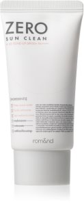 rom&nd Zero Sun Clean gyengéd tonizáló krém hidratáló hatással SPF 50+ árnyalat 02 Tone Up 50 ml