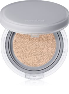 rom&nd Nu Zero Cushion lehký ochranný make-up v houbičce pro rozjasnění pleti