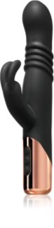 Rosy Gold Rabbit with Thrusting Function vibrátor se stimulátorem klitorisu 22.8 cm