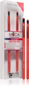 Royal and Langnickel MŌDA EZGLAM DUO Luscious Lips zestaw pędzli do ust