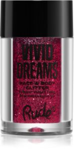 Rude Cosmetics Vivid Dreams třpytky na obličej i tělo odstín Laughing Dandelions 2.7 g