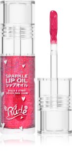 Rude Cosmetics Manga Collection Sparkle Lip Oil tónovací olej na rty s hydratačním účinkem odstín Watermelon 4 g