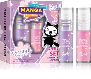 Rude Cosmetics Manga Collection huulimeikkisetti Strawberry And Grape Duo