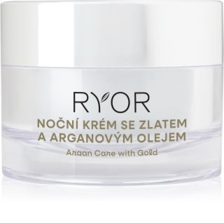 RYOR Argan Care with Gold noční krém se zlatem a arganovým olejem 50 ml