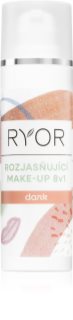 RYOR Decorative Care rozjasňující make-up 8 v 1 odstín Dark 30 ml