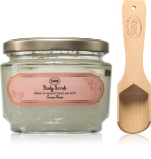 Sabon Medium Green Rose Scrub σώματος 320 γρ