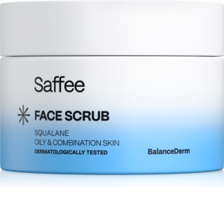 Saffee BalanceDerm Face Scrub Scrub προσώπου για μικτή και λιπαρή επιδερμίδα 50 ml