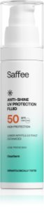 Saffee ClearDerm Anti-shine UV Protection Fluid SPF 50 Schützendes Fluid für fettige Haut mit Neigung zu Akne SPF 50 50 ml