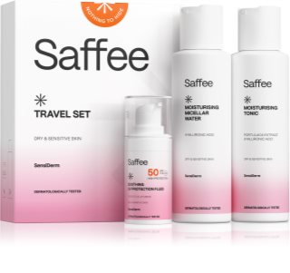 Saffee SensiDerm Travel Set cestovní set pro suchou až citlivou pleť