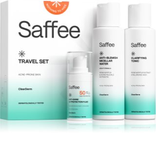 Saffee ClearDerm Travel Set cestovní set pro problematickou pleť
