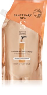 Sanctuary Spa Signature Collection maitinamasis skystasis muilas su antibakterinėmis sudedamosiomis dalimis užpildas 500 ml