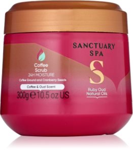 Sanctuary Spa Ruby Oud piling za tijelo od kave 300 ml