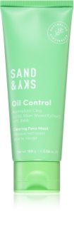 Sand & Sky Oil Control Clearing Face Mask globinsko čistilna maska za normalizacijo kože za mastno in problematično kožo 100 g