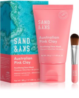 Sand & Sky Australian Pink Clay Porefining Face Mask detoxifying mask for enlarged pores