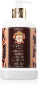 Saponificio Artigianale Fiorentino Patchouli and Sandalwood sapone liquido naturale mani 500 ml