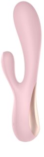 Satisfyer Mono Flex klitorisstimulaattorilla varustettu vibraattori Pink 20,3 cm