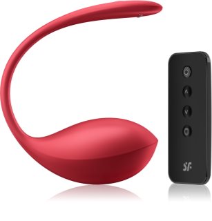 Satisfyer Shiny Petal rezgő tojás Red 11 cm
