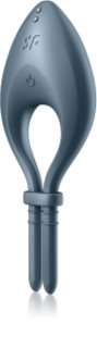 Satisfyer BULLSEYE pierścień na penisa wibrujący Grey 14 cm