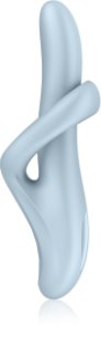 Satisfyer HEAT FLEX 4 Vibrator mit Klitoris-Stimulator Blue 23 cm