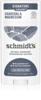 Schmidt's Charcoal + Magnesium desodorante en barra 24h 75 g