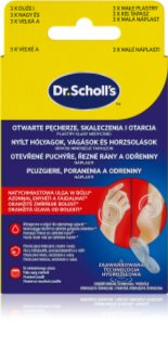 Scholl Dr. Scholl's Open Blisters, Cuts and Abrasions pansement hydro-actif pour le traitement des petites blessures superficielles de la peau 2x3 pcs