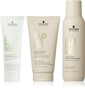 Schwarzkopf Professional Blondme Repair Nourishing Set sada pro blond vlasy
