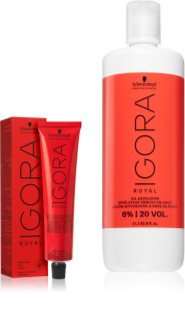 Schwarzkopf Professional IGORA Royal Set vid hårfärgning Skugga 6-00