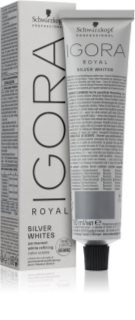 Schwarzkopf Professional IGORA Royal Absolutes SilverWhite demi-permanent toning hair colour for silver and white hair shade Grey Lilac 60 ml