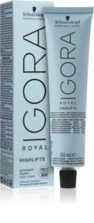 Schwarzkopf Professional IGORA Royal Highlifts Permanent Hair Dye shade 10-1 Ultra Blonde Cendré 60 ml