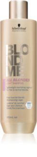 Schwarzkopf Professional Blondme All Blondes Light Shampoo mit ernährender Wirkung für feines bis normales Haar