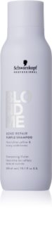 Schwarzkopf Professional Blondme Bond Repair Purple Shampoo shampoing violet pour cheveux blonds