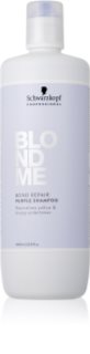 Schwarzkopf Professional Blondme Bond Repair Purple Shampoo shampoing violet pour cheveux blonds