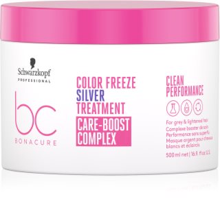 Schwarzkopf Professional BC Bonacure Color Freeze Silver Intensiv maske Til blond og highlightet hår 500 ml