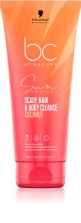 Schwarzkopf Professional BC Bonacure Sun Protect Scalp, Hair & Body Cleanse gel za tuširanje 2 u 1