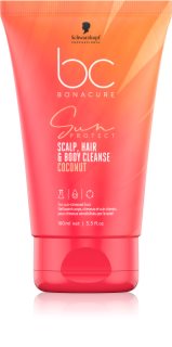 Schwarzkopf Professional BC Bonacure Sun Protect Scalp, Hair & Body Cleanse Dušas želeja divi vienā