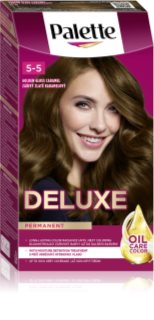 Schwarzkopf Palette Deluxe tartós hajfesték árnyalat 5-5 555 Golden Gloss Caramel 1 db