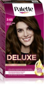 Schwarzkopf Palette Deluxe permanentná farba na vlasy odtieň 3-65 750 Chocolate Brown 1 ks