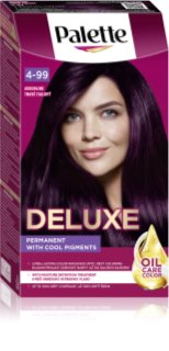 Schwarzkopf Palette Deluxe Pernamente Haarkleuring Tint 4-99 880 Aubergine 1 st