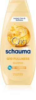 Schwarzkopf Schauma Q10 Fullness Shampoo für feines und schütteres Haar mit dem Coenzym Q10 400 ml
