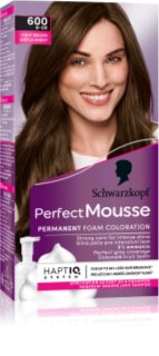 Schwarzkopf Perfect Mousse coloration cheveux permanente teinte 600 Light brown 1 pcs
